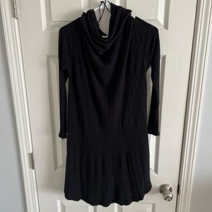 Black Free People Open Back Sweater